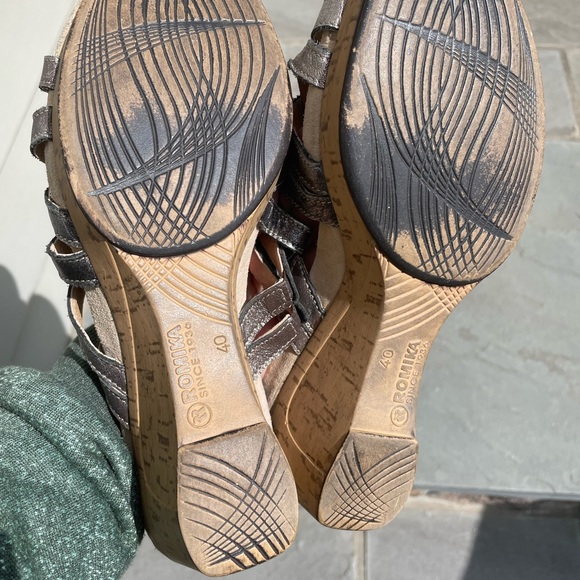 Romika Hawaii 02 Sandals - Metallic Leather Combo - Picture 5 of 5